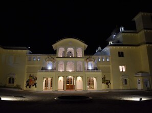 Front of property – evening/night