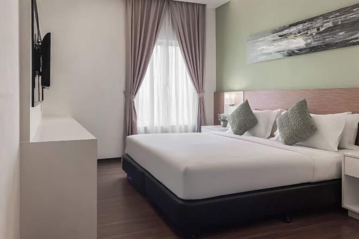 Minibar, fer et planche Ă repasser, Wi-Fi gratuit, draps fournis