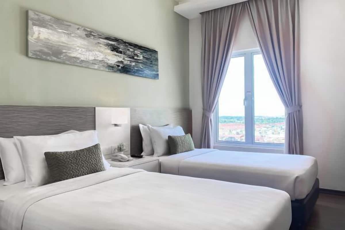 Minibar, fer et planche Ă repasser, Wi-Fi gratuit, draps fournis