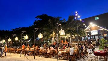 Front of property – evening/night