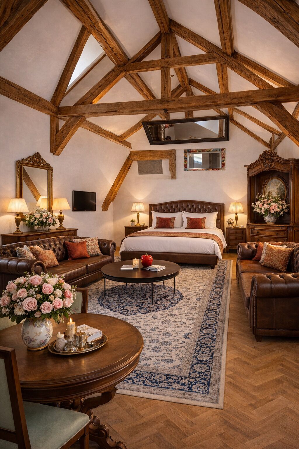 Chambre exécutive double, 1 très grand lit, non-fumeur, cuisine (Gauguin) | Literie de qualité, minibar