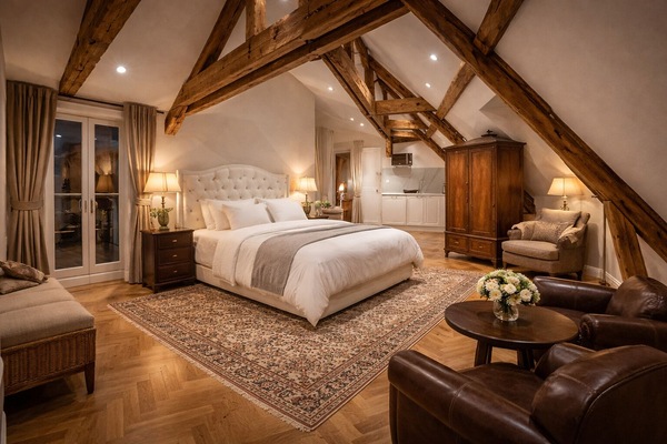 Deluxe Double Room, 1 King Bed, Non Smoking (Picasso) | Premium bedding, minibar, laptop workspace, iron/ironing board