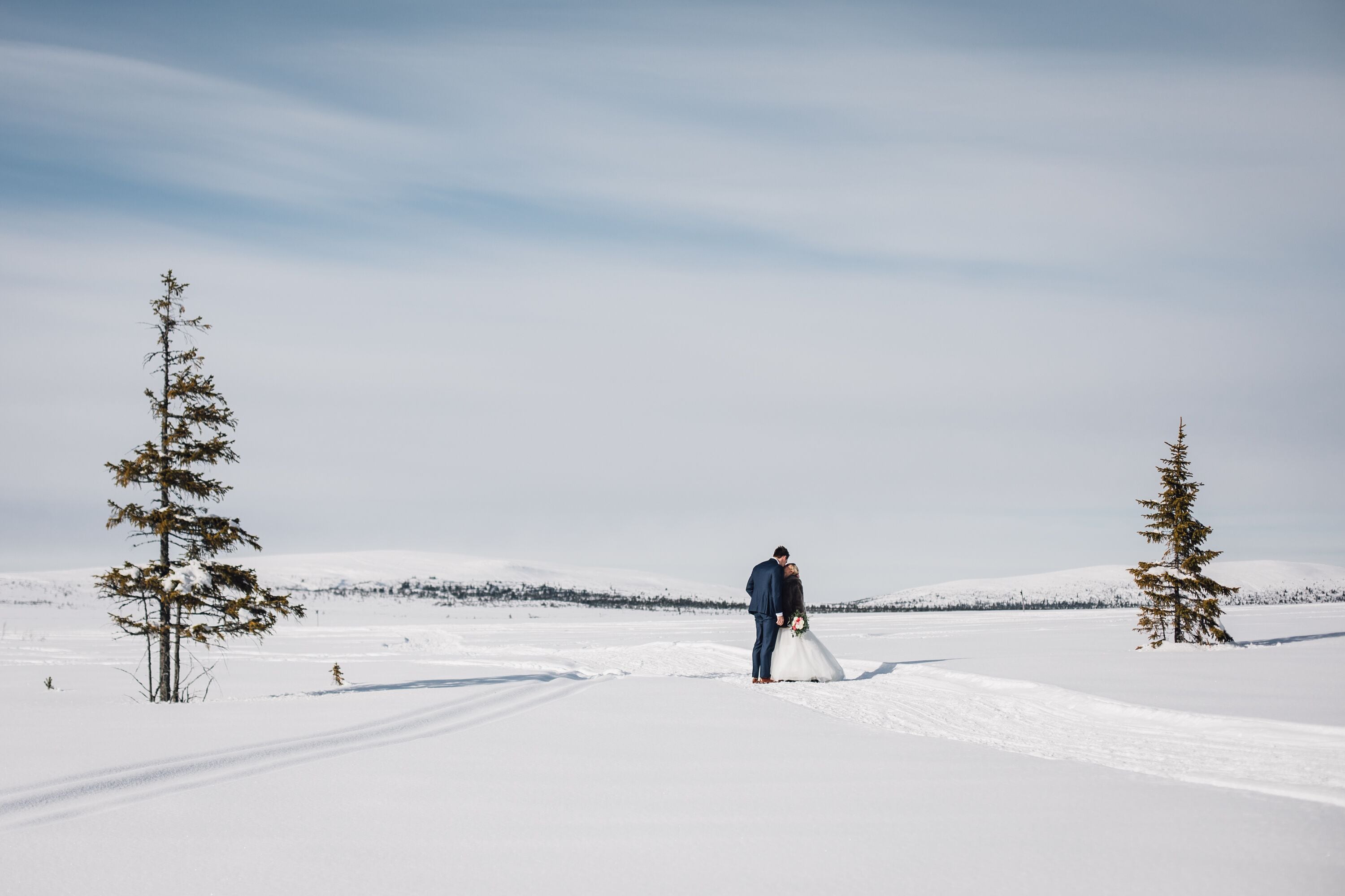 outdoor wedding area