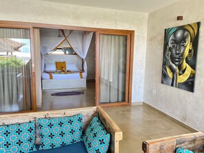 Deluxe Loft | Terrace/patio - Blue Reef Sport and Fishing Lodge & Bungalows (Jambiani)