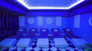 Turkish bath/hammam, body treatments, facials, 3 treatment rooms