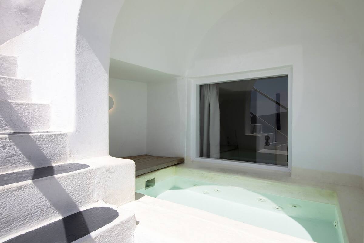 Superior Suite with Hot Tub and Caldera View | Privat boblebad