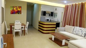 Suite, 1 Schlafzimmer | Wohnbereich