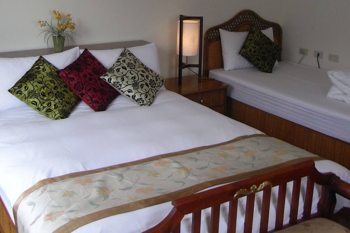 Blackout curtains, bed sheets