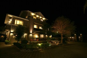 Front of property – evening/night