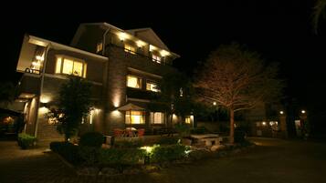 Front of property - evening/night