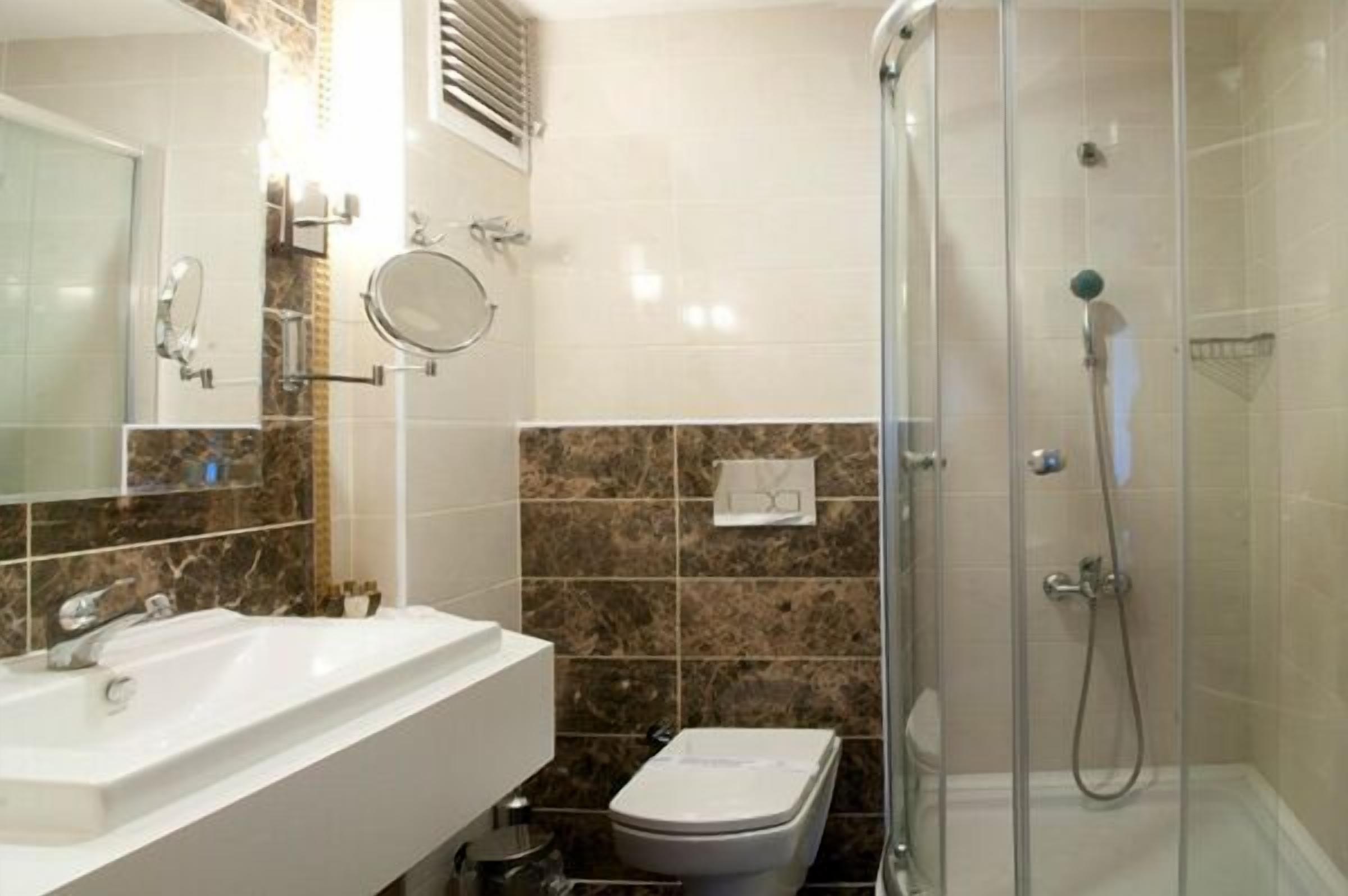 shower, hair dryer, slippers