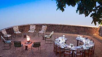 Opções para refeição ao ar livre