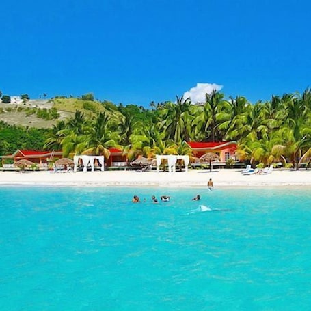 Front of property. Abaka Bay Resort