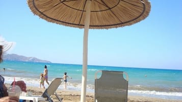 Beach nearby, sun loungers, beach umbrellas, beach massages