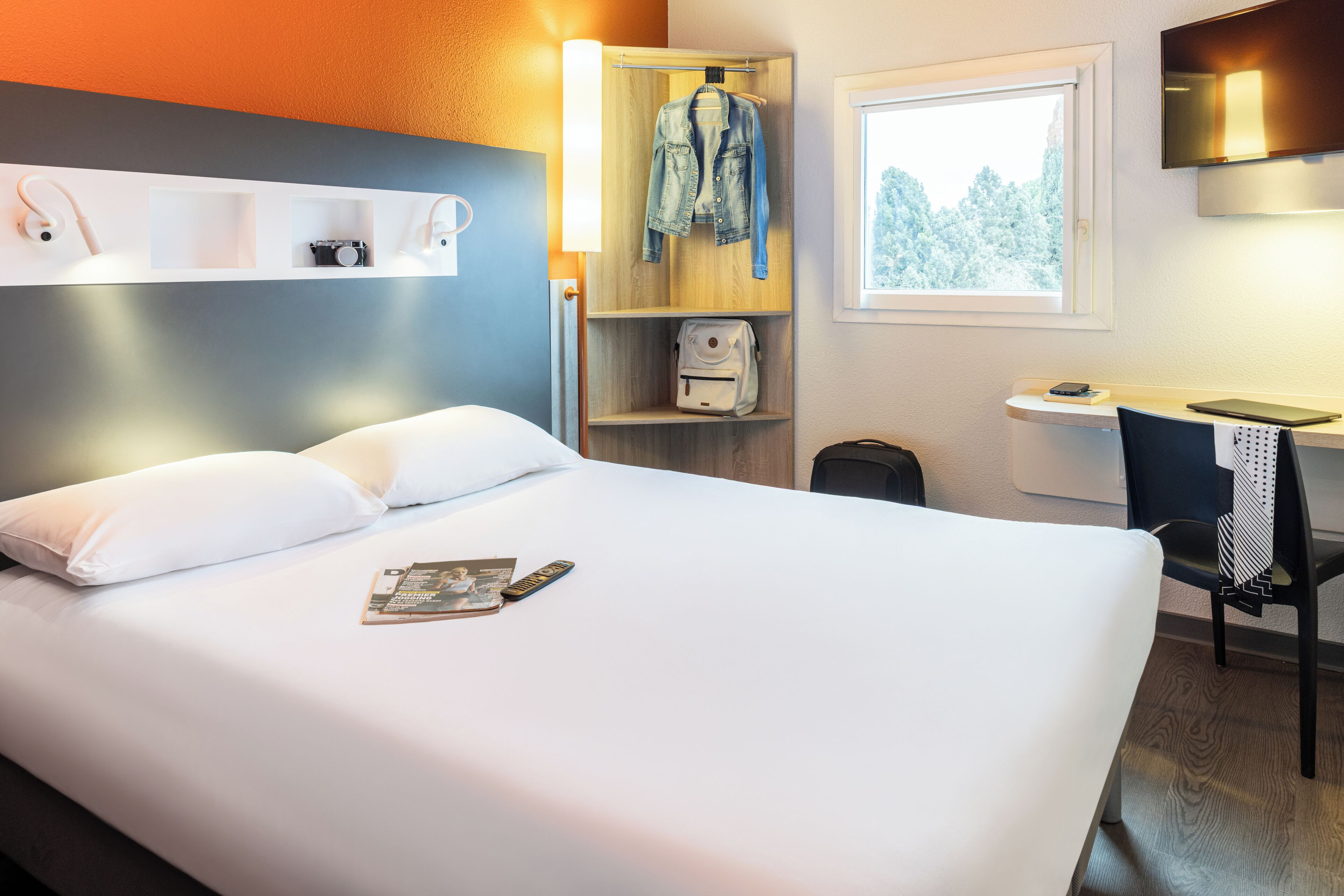 Habitación doble | Escritorio, insonorización, cunas gratuitas y wifi gratis 