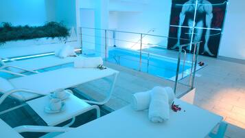 Indoor pool, seasonal outdoor pool