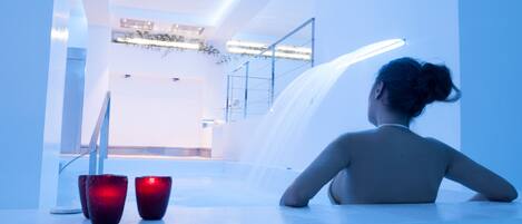 Indoor pool, seasonal outdoor pool