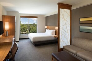 Room, 1 King Bed with Sofa bed | Premium bedding, in-room safe, desk, iron/ironing board - Hyatt Place Biloxi (Biloxi)