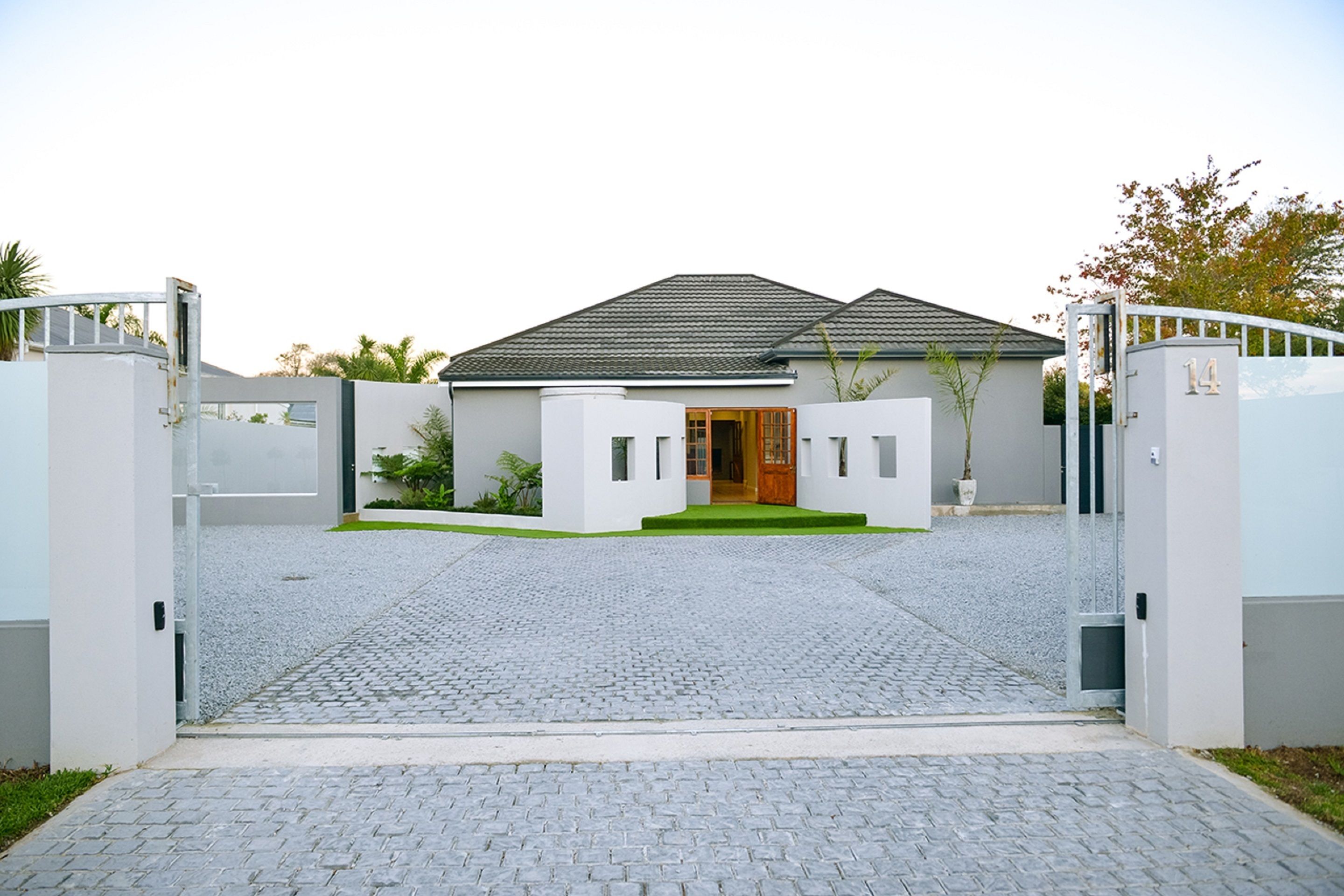 Façade de l’hébergement