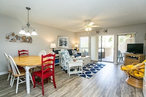 Condo, Multiple Beds (HIB-H201 3 Pools Pool View Free Tix 2) | Living room | DVD player - Hibiscus Resort H 2 Bedroom Condos by MCM (St. Augustine)