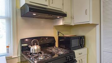 Fridge, microwave, coffee/tea maker