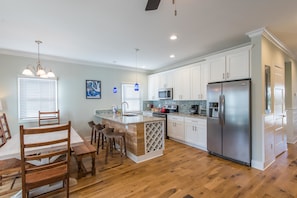 Private kitchen - E Ashley A 121 4 Bedroom Holiday Home By My Ocean Rentals (Folly Beach)