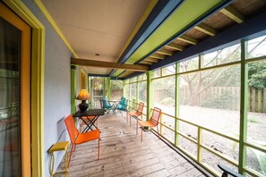 Family House, 2 Bedrooms | Terrace/patio - Surf Cottage 2 Bedroom Holiday Home By My Ocean Rentals (Folly Beach)
