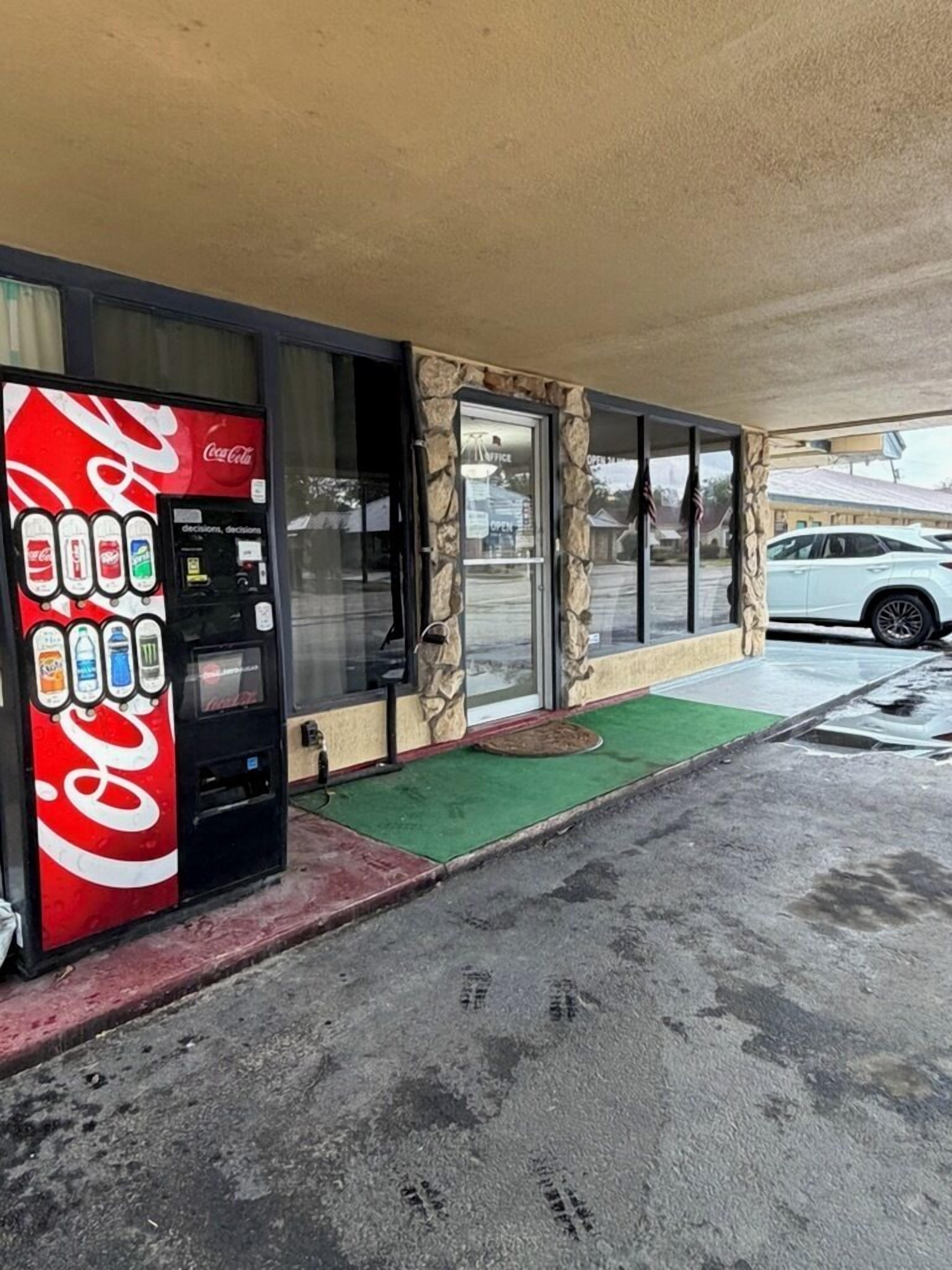 Majoituspaikan sisäänkäynti