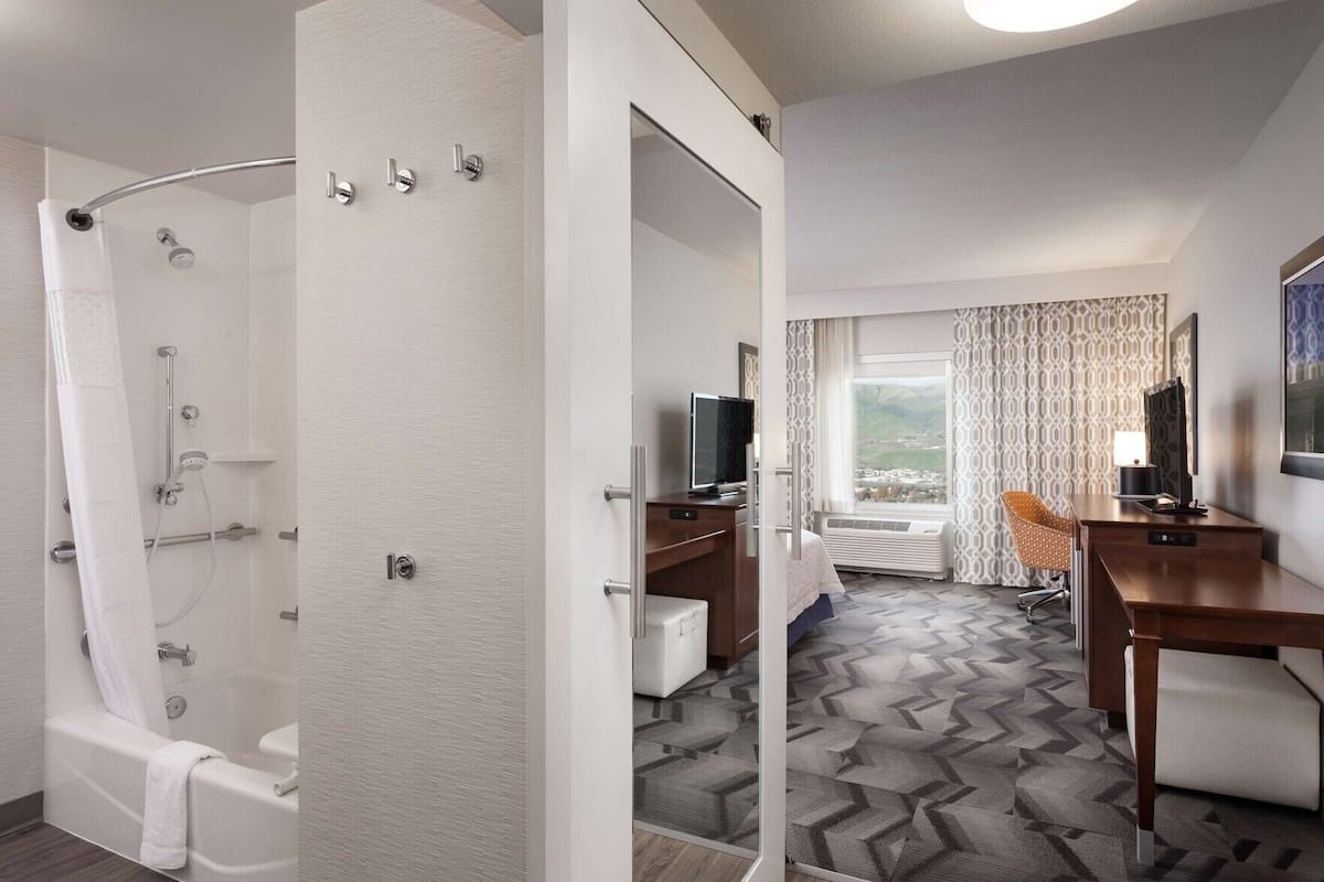 In-room safe, blackout drapes, cribs (surcharge)