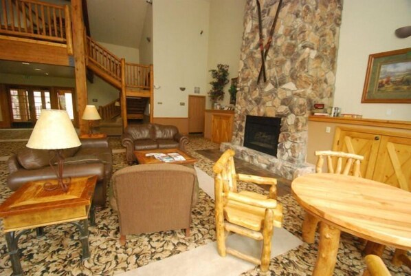 Fireplace - Hidden River Lodge 2 Bedroom Apartment by Key to the Rockies (Keystone)