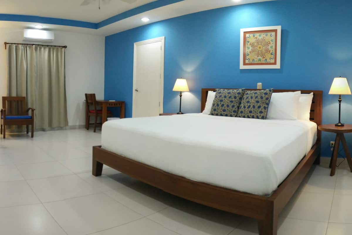 Premium bedding, pillow-top beds, in-room safe, individually decorated