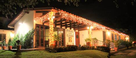 Front of property – evening/night