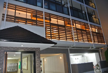 Front of property - evening/night