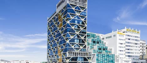 Voorkant van accommodatie