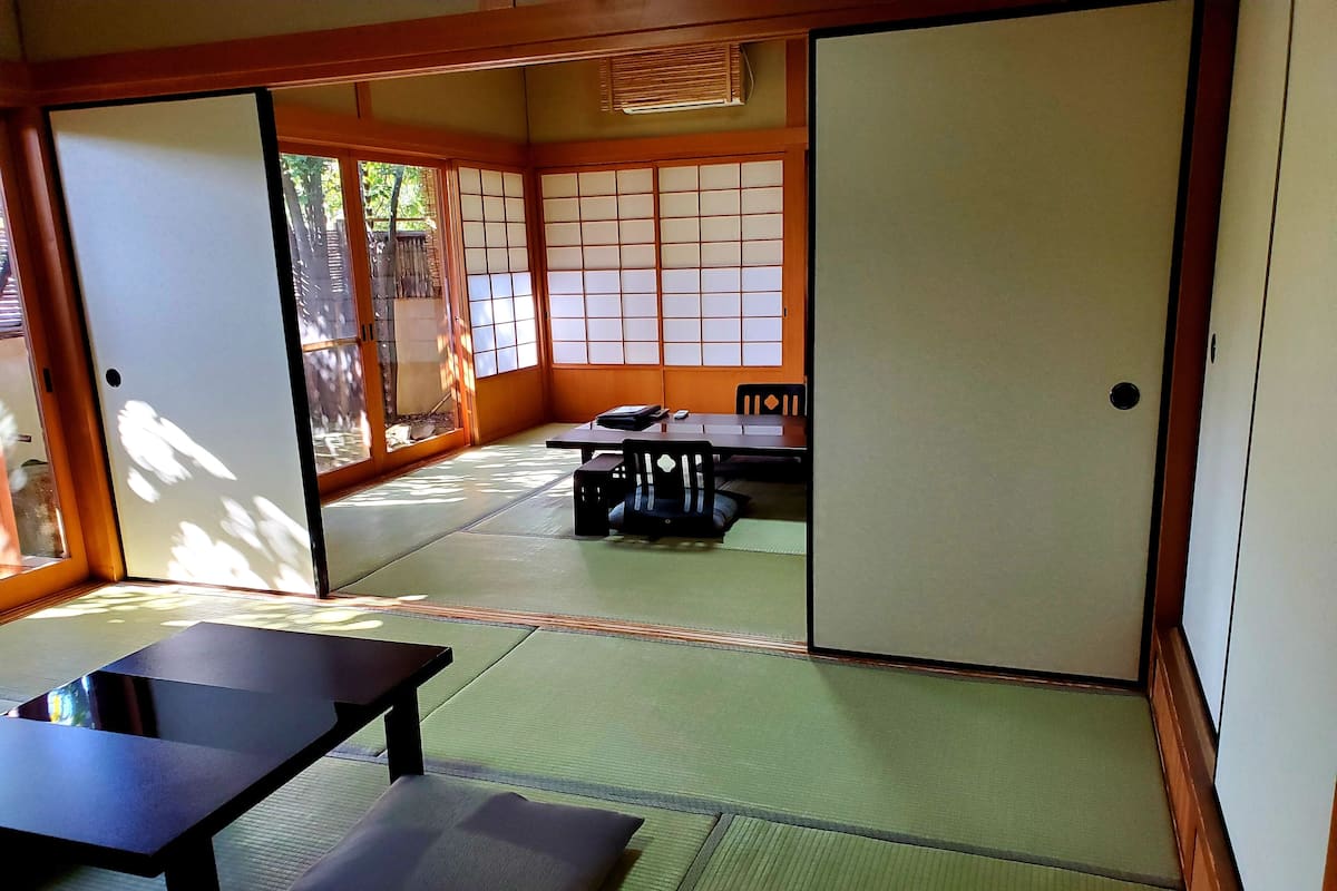 Connecting Japanese Room with Open-air Bath | 1 bedroom, free WiFi, bed sheets