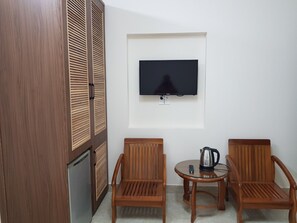 ห้องทวิน | มินิบาร์, โต๊ะทำงาน, Wi-Fi ฟรี, ผ้าปูที่นอน