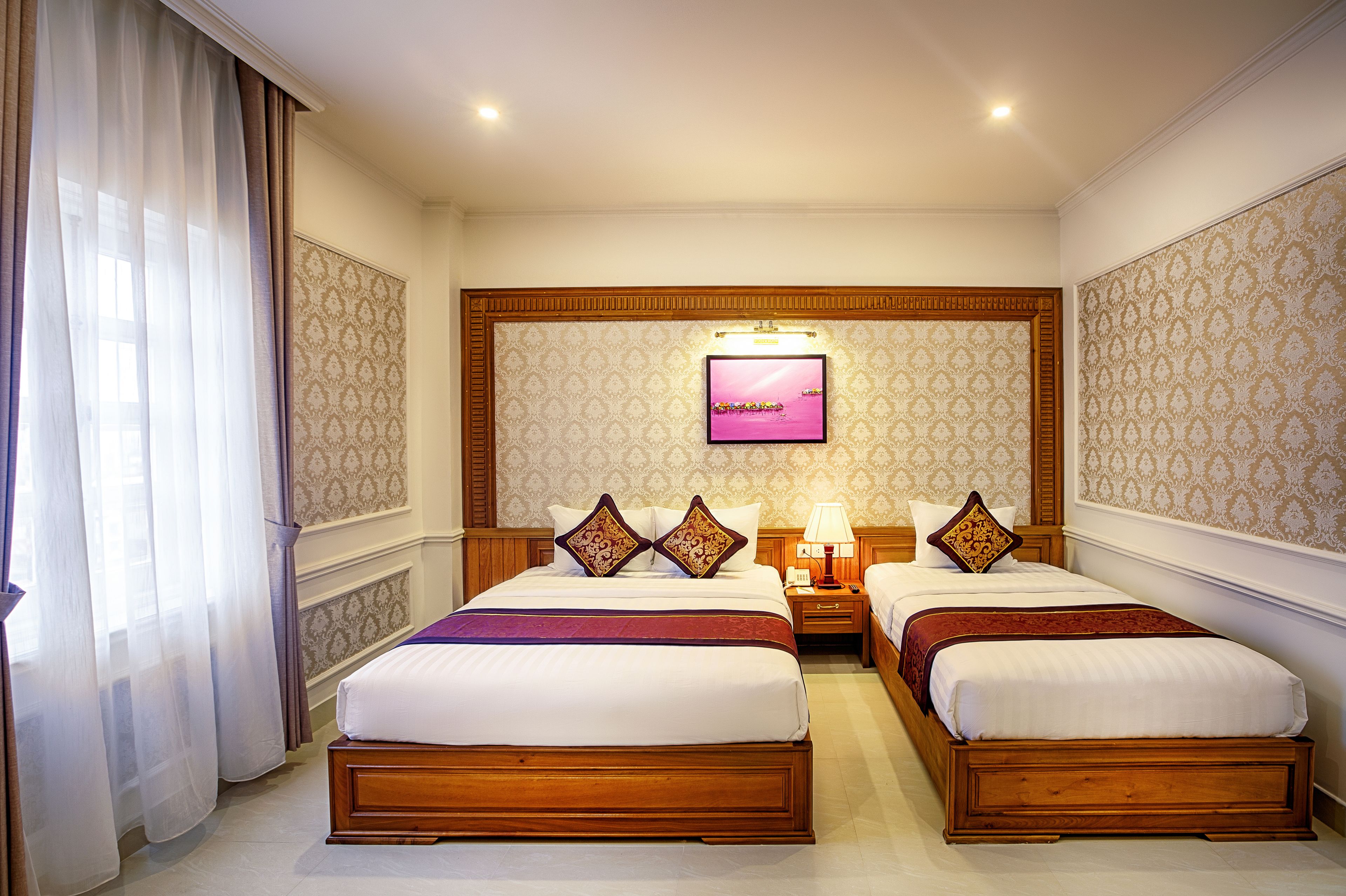 panoramic triple room | 1 bedroom, premium bedding, minibar, in-room safe