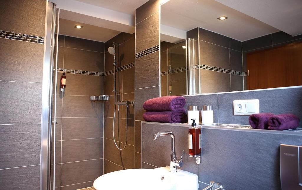 淋浴設備、免費盥洗用品、吹風機、毛巾