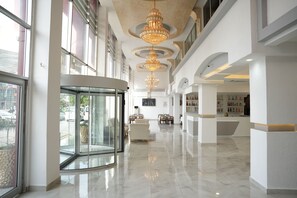 Sitteområde i lobbyen