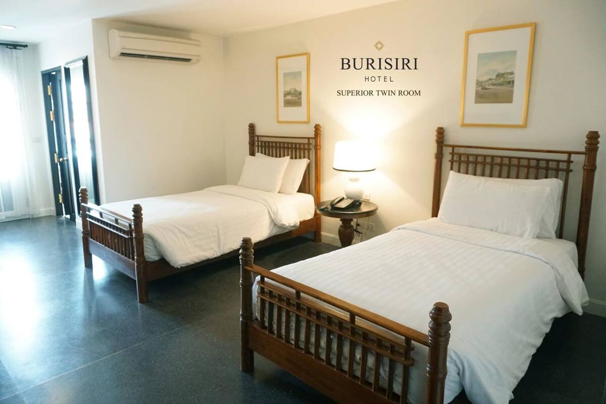 ห้องซูพีเรียทวิน | มินิบาร์, ตู้นิรภัยในห้องพัก, โต๊ะทำงาน, Wi-Fi ฟรี