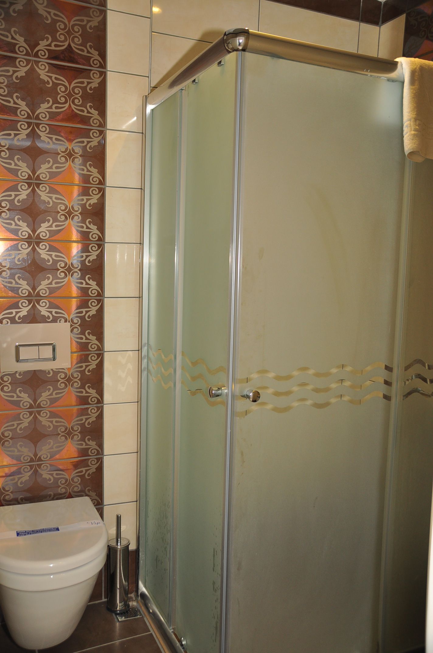 shower, free toiletries, hair dryer, slippers