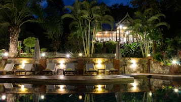 Front of property – evening/night