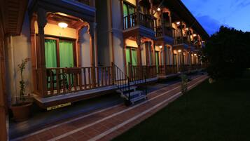 Front of property – evening/night