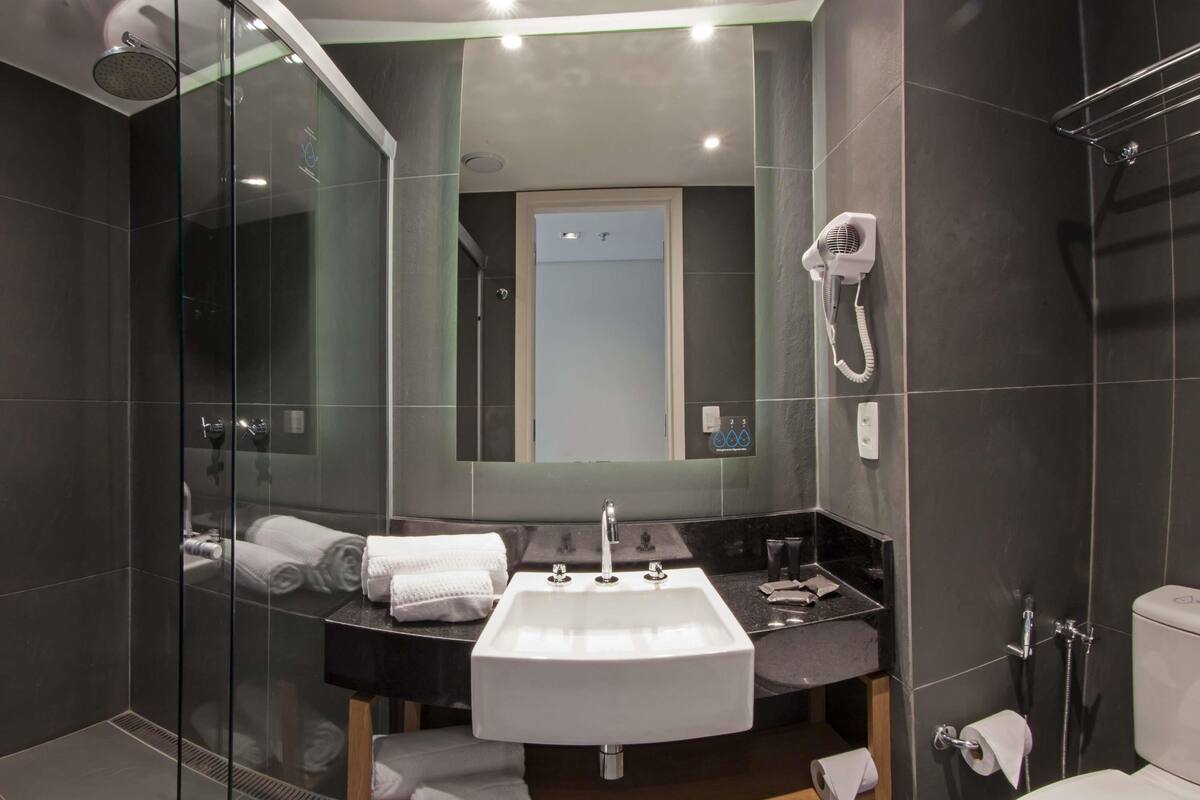 minibar, desk, blackout curtains, soundproofing