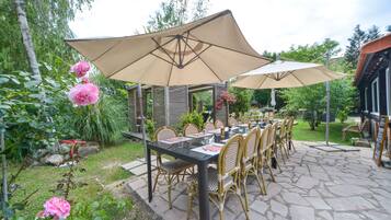 Dinner served, local cuisine