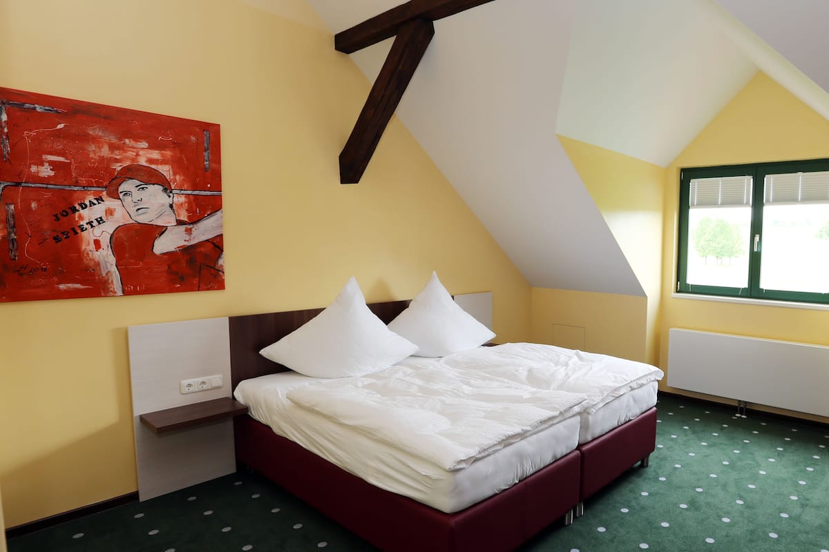 Habitación doble | Escritorio, insonorización, cunas gratuitas y wifi gratis