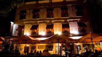 Front of property – evening/night