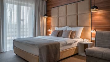 Deluxe Double or Twin Room, Balcony, Valley View | Minibar, in-room safe, desk, soundproofing