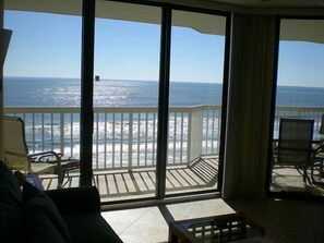 Balcony - Charleston 115 Oceanfront Villas Beach Daze 3 Bedroom Holiday Home By My Ocean Rentals (Folly Beach)