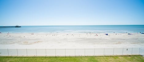 Vlak bij het strand